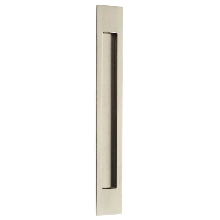 Emtek - Brass Modern Rectangular Flush Pull 14'', US15 - Satin Nickel