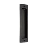 Emtek - Sandcast Bronze Rectangular Flush Pulls 8'', MB - Medium Bronze Patina