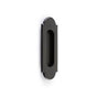 Emtek - Brass No.8 Style Flush Pull 6'', US19 - Flat Black
