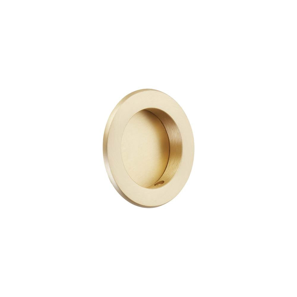Emtek - Round Flush Pull, US4 - Satin Brass
