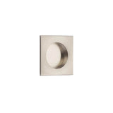 Emtek - Square Flush Pull with Round Bore, US15 - Satin Nickel