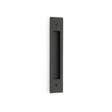 Emtek - Modern Rectangular Flush Pull for Door Pull, 8'' C-C, US19 - Flat Black