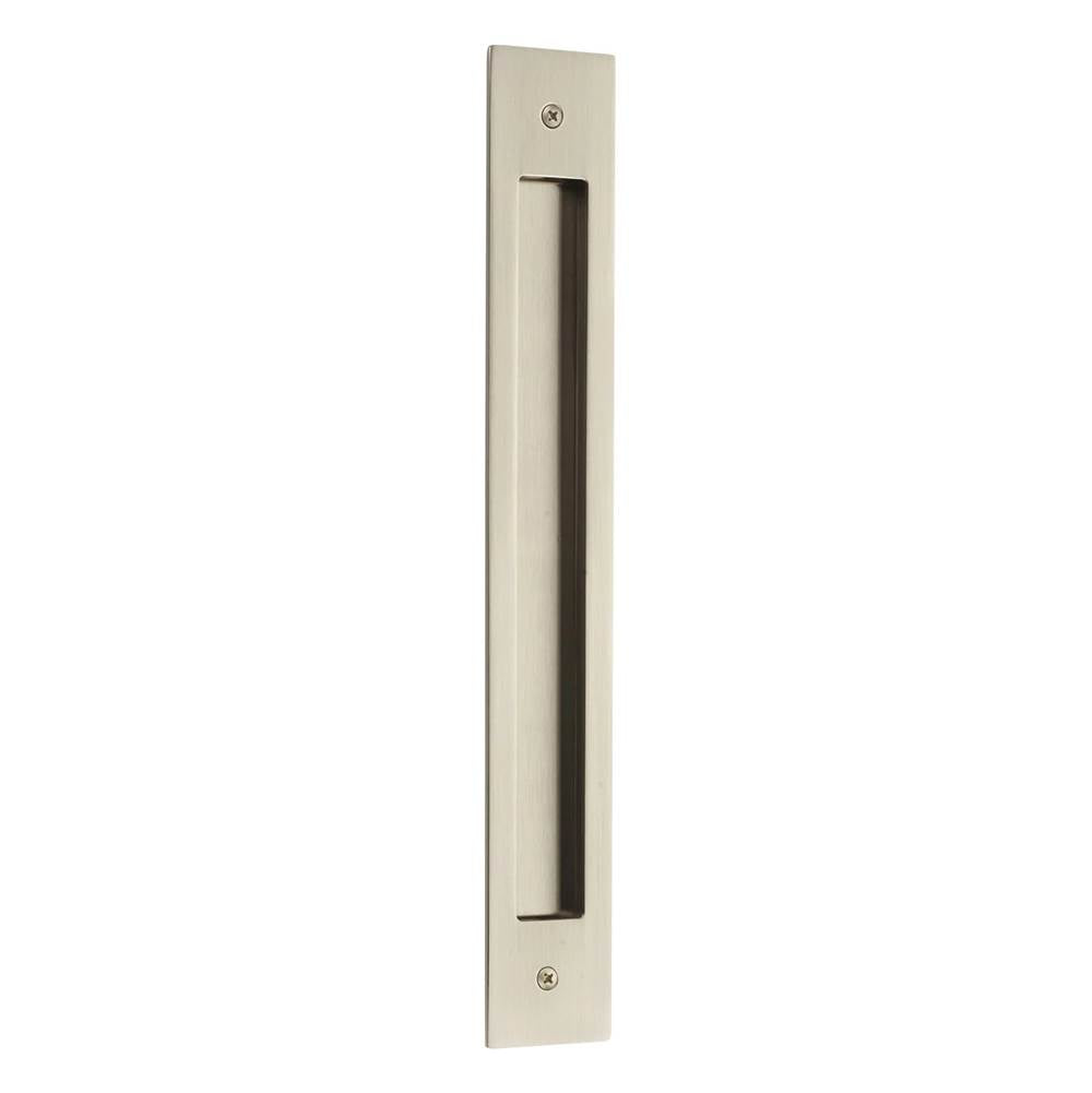 Emtek - Modern Rectangular Flush Pull for Door Pull, 12'' C-C, US15 - Satin Nickel