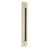 Emtek - Modern Rectangular Flush Pull for Door Pull, 12'' C-C, US15 - Satin Nickel