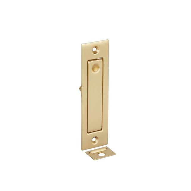 Emtek - Modern Rectangular Jamb Bolt, US4 - Satin Brass