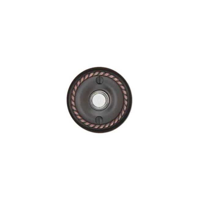 Emtek - Brass Drbell, Rope Ros, US10B - Oil Rubbed Bronze