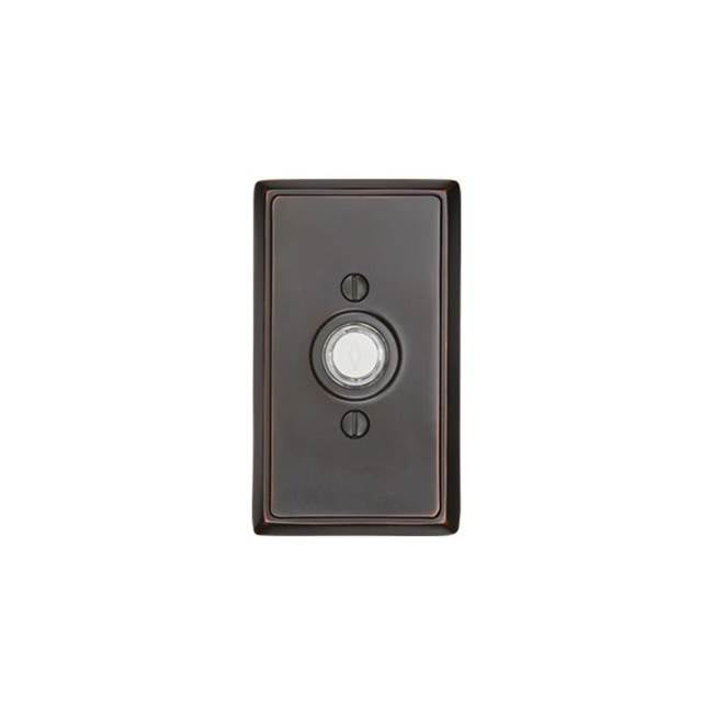 Emtek - Brass Drbell, Rect Ros, US10B - Oil Rubbed Bronze