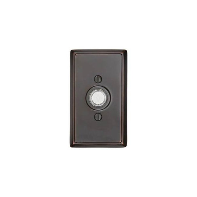 Emtek - Brass Drbell, Rect Ros, US10B - Oil Rubbed Bronze