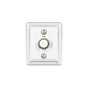 Emtek - Brass Drbell, Wilshire Rosette, US26 - Polished Chrome