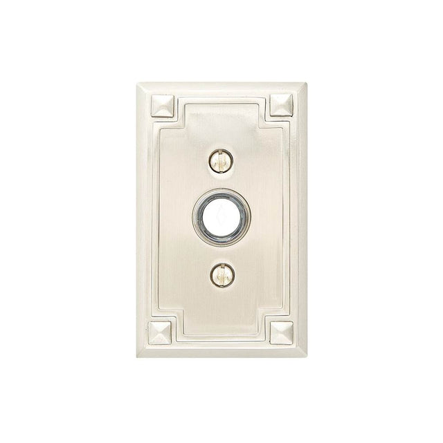 Emtek - Brass Drbell, A and C Rose, US15 - Satin Nickel