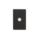 Emtek - Brass Drbell, Mod Rect Rose, US19 - Flat Black