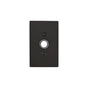 Emtek - Brass Drbell, Mod Rect Rose, US19 - Flat Black