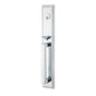 Emtek - Sgl Cyl, Melrose Tub Ent, Argos Lever, LH, US26 - Polished Chrome