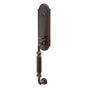 Emtek - Sgl Cyl, Orleans Tub Ent, Arts and Crafts Lever, RH, US10B - Oil Rubbed Bronze