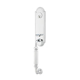 Emtek - Sgl Cyl, Orleans Tub Ent, Argos Lever, LH, US26 - Polished Chrome