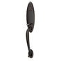 Emtek - Sgl Cyl, Marietta Tub Ent, Arts and Crafts Lever, LH, US10B - Oil Rubbed Bronze