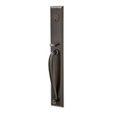 Emtek - Sgl Cyl, Jefferson Tub Ent, Argos Lever, LH, US10B - Oil Rubbed Bronze