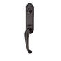 Emtek - Sgl Cyl, Octagon Tub Ent, Medici Lever, LH, FB - Flat Black Bronze Patina
