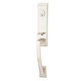 Emtek - Sgl Cyl, Apollo Tub Ent, Argos Lever, LH, US15 - Satin Nickel