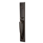 Emtek - Sgl Cyl, Orion Tub Ent, Argos Lever, LH, US10B - Oil Rubbed Bronze