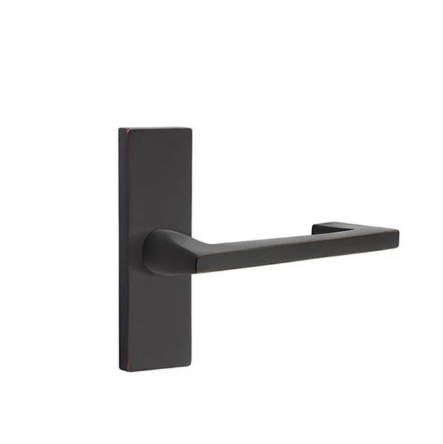 Emtek - Dummy, Pair, Stretto 1.5x5, Argos Lever, LH, US10B - Oil Rubbed Bronze