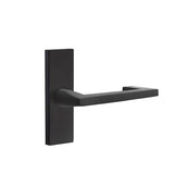 Emtek - Dummy, Single Sided, Stretto 1.5x5, Argos Lever, LH, US19 - Flat Black
