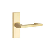 Emtek - Dummy, Single Sided, Stretto 1.5x5, Argos Lever, LH, US4 - Satin Brass