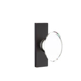 Emtek - Dummy, Single Sided, Stretto 1.5x5, Hampton Knob, US10B - Oil Rubbed Bronze