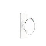 Emtek - Dummy, Single Sided, Stretto 1.5x5, Hampton Knob, US26 - Polished Chrome