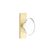 Emtek - Dummy, Single Sided, Stretto 1.5x5, Hampton Knob, US4 - Satin Brass