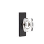 Emtek - Dummy, Single Sided, Stretto 1.5x5, Windsor Crystal Knob, US10B - Oil Rubbed Bronze