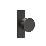 Emtek - Dummy, Pair, Stretto 1.5x5, Bern Knob, US10B - Oil Rubbed Bronze