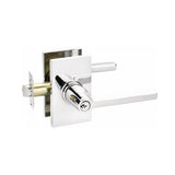 Emtek - DUMMY KIL, Helios Lever, Square Rosette, US14 - Polished Nickel