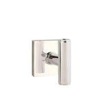 Emtek - Passage, Square Rosette, The Ace Knob, US14 - Polished Nickel