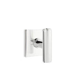 Emtek - Dummy, Square Rosette, The Ace Knob, US26 - Polished Chrome