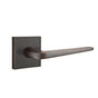 Emtek - Privacy, Square Rosette, Athena Lever, LH, US10B - Oil Rubbed Bronze