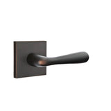 Emtek - Passage, Square Rosette, Basel Lever, LH, US10B - Oil Rubbed Bronze