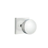 Emtek - Passage, Square Rosette, Bern Knob, US26 - Polished Chrome