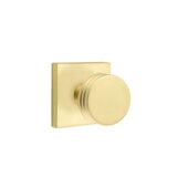Emtek - Passage, Square Rosette, Bern Knob, US4 - Satin Brass