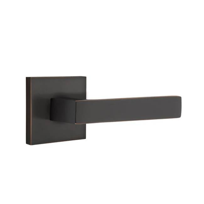 Emtek - Dummy, Square Rosette, Dumont Lever, US10B - Oil Rubbed Bronze