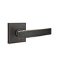 Emtek - Passage, Square Rosette, Geneva Lever, RH, US10B - Oil Rubbed Bronze