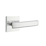 Emtek - Passage, Square Rosette, Geneva Lever, LH, US26 - Polished Chrome