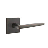Emtek - Concealed, Passage, Square Rosette, Hermes Lever, US10B - Oil Rubbed Bronze