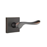 Emtek - Dummy, Square Rosette, Luzern Lever, US10B - Oil Rubbed Bronze