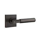 Emtek - Passage, Square Rosette, Myles Lever, LH, US10B - Oil Rubbed Bronze