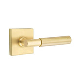 Emtek - Passage, Square Rosette, Myles Lever, LH, US4 - Satin Brass