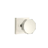 Emtek - Concealed, Passage, Square Rosette, Octagon Knob, US14 - Polished Nickel