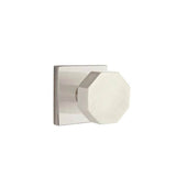 Emtek - Dummy, Square Rosette, Octagon Knob, US15 - Satin Nickel