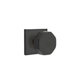 Emtek - Dummy, Square Rosette, Octagon Knob, US19 - Flat Black