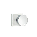 Emtek - Concealed, Passage, Square Rosette, Octagon Knob, US26 - Polished Chrome